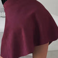Suede Skater Skirt
