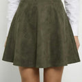 Suede Skater Skirt