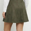 Suede Skater Skirt