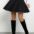 Suede Skater Skirt
