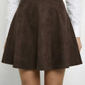 Suede Skater Skirt