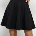 Suede Skater Skirt