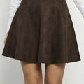 Suede Skater Skirt
