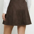 Suede Skater Skirt