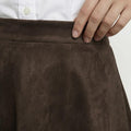 Suede Skater Skirt