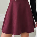 Suede Skater Skirt