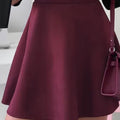 Suede Skater Skirt
