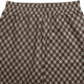 Check Flare Pants