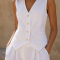 Coral Sunset Linen Set