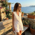 Coral Sunset Linen Set