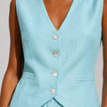Coral Sunset Linen Set