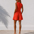 Coral Sunset Linen Set