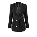 Ivory Élan Belted Blazer