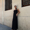 Enigmatic Backless Beauty