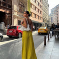 Enigmatic Backless Beauty