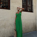 Enigmatic Backless Beauty