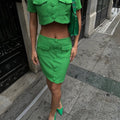 Opulent Aura Skirt Set