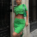 Opulent Aura Skirt Set