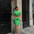 Opulent Aura Skirt Set