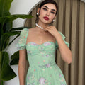 Emerald Blossom Dress