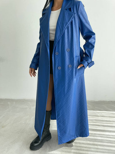 Eclipse Luxe Coat - Blue