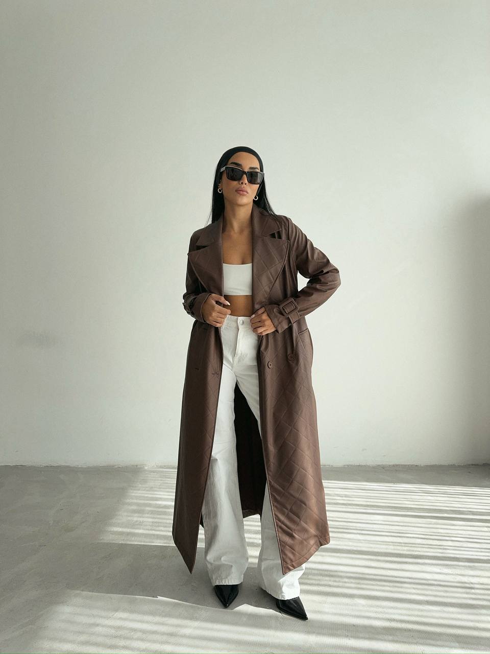 Eclipse Luxe Coat - Brown