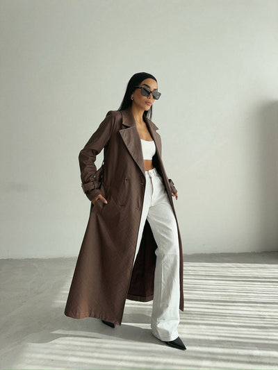 Eclipse Luxe Coat - Brown