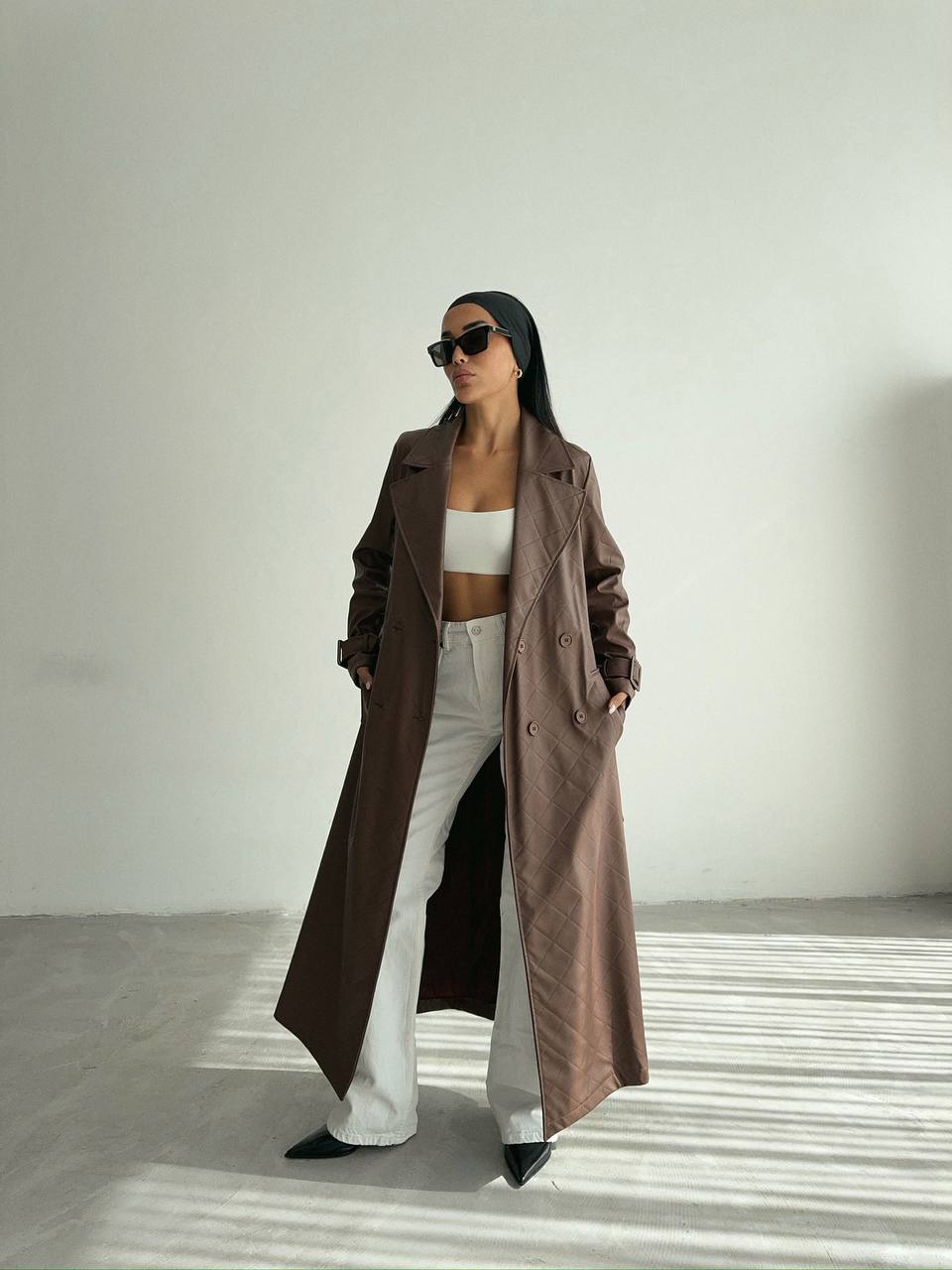 Eclipse Luxe Coat - Brown