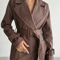 Eclipse Luxe Coat - Brown