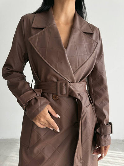 Eclipse Luxe Coat - Brown