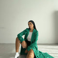 Eclipse Luxe Coat - Green