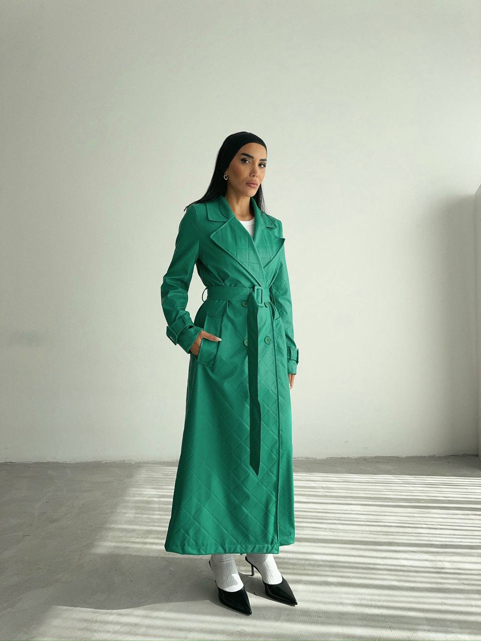 Eclipse Luxe Coat - Green