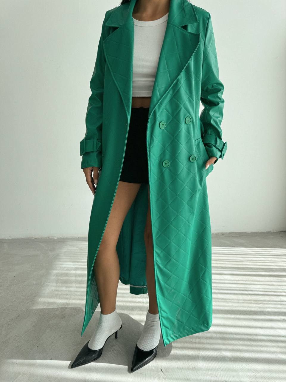 Eclipse Luxe Coat - Green