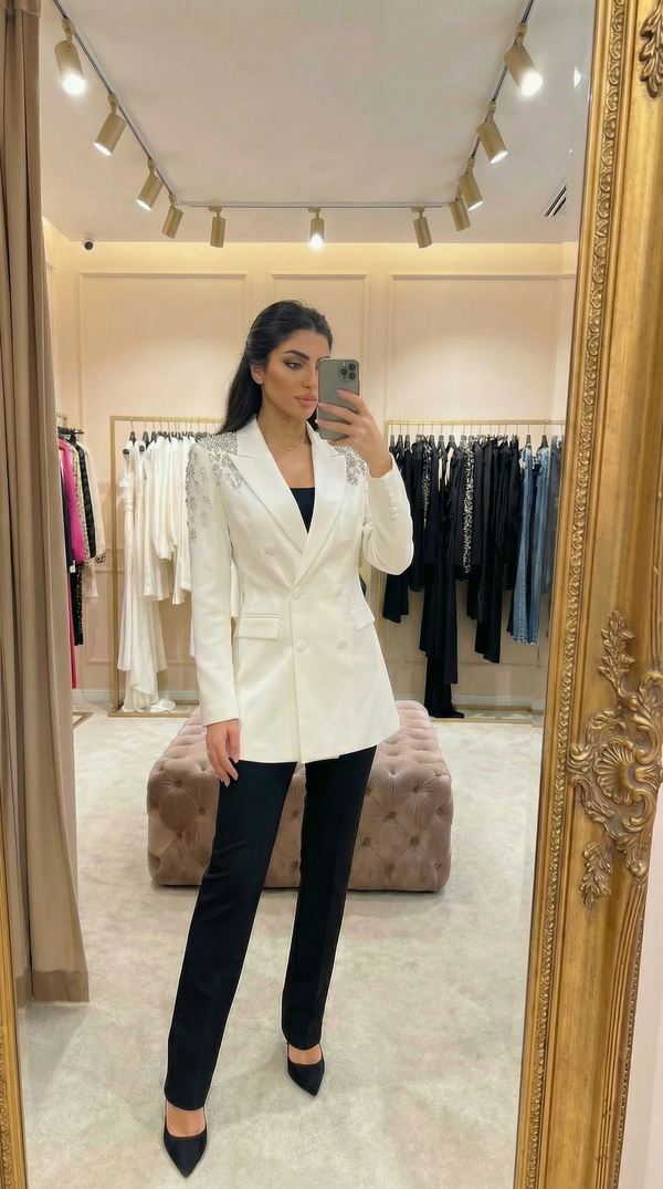 Celeste Embellished Blazer Dress