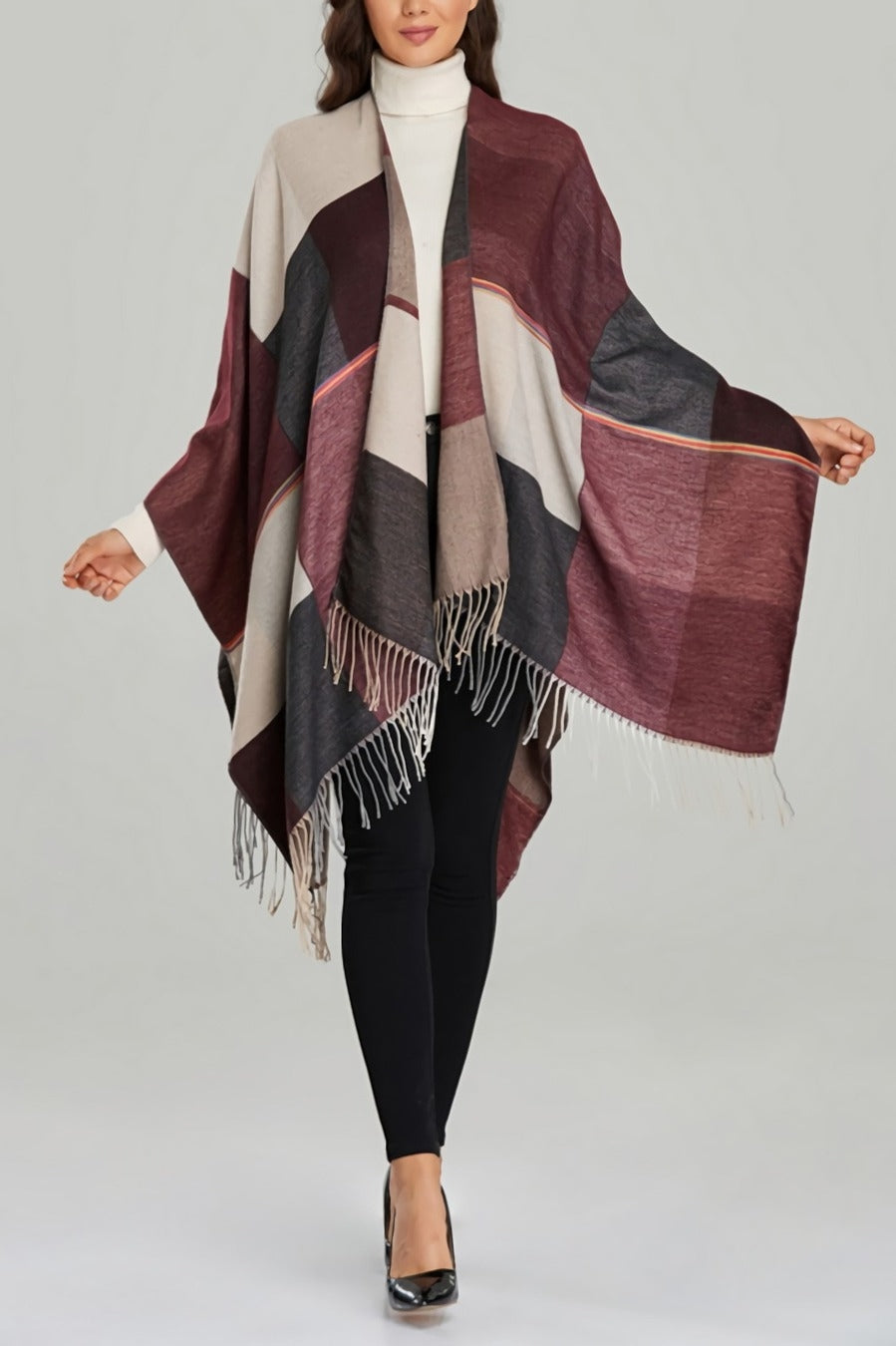 Stylish Retro Tassel Wool Scarf