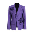 Violet Bloom Blazer