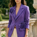 Violet Bloom Blazer