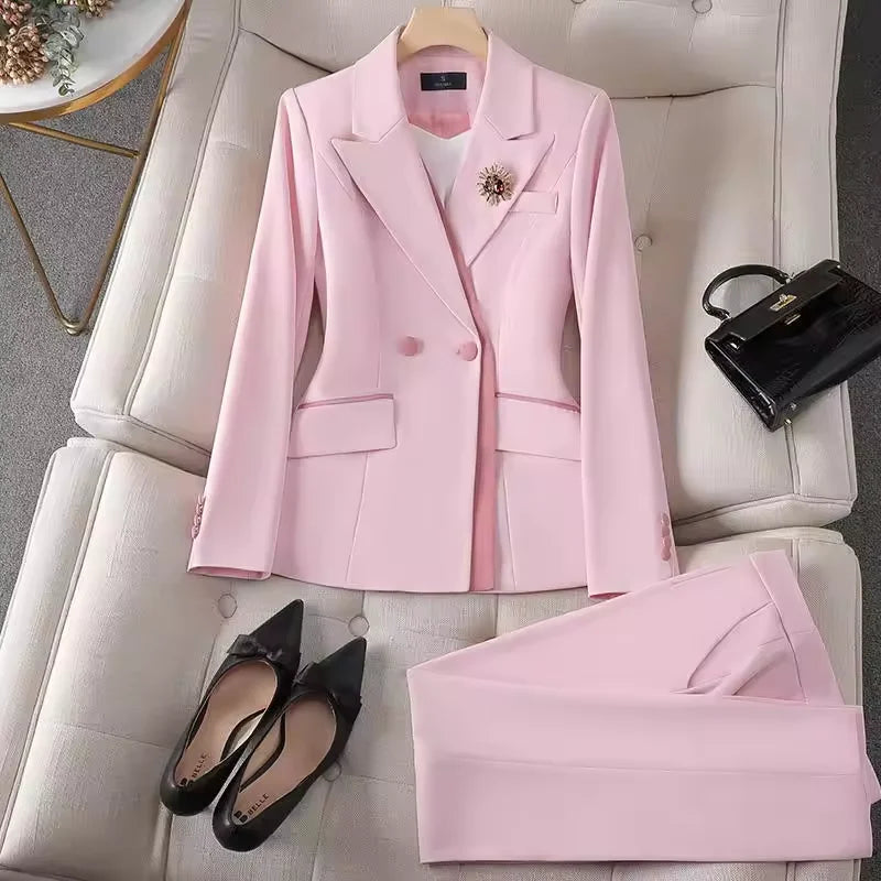 Blush Tailored Suit