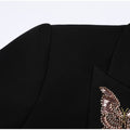Noir Papillon Short Set