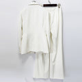 Ivory Embellished Tailored Suit