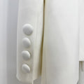 Ivory Embellished Tailored Suit