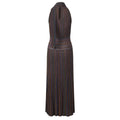 Rayure Plissee Maxi