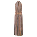 Rayure Plissee Maxi