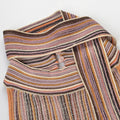Rayure Plissee Maxi