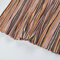 Rayure Plissee Maxi