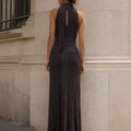 Rayure Plissee Maxi