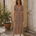 Solene Rayure Midi