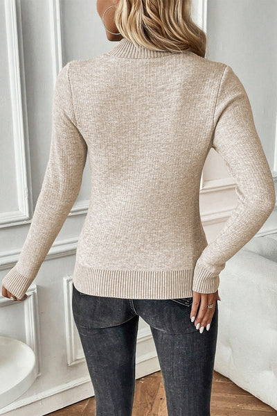 Ribbed Knit Sweater