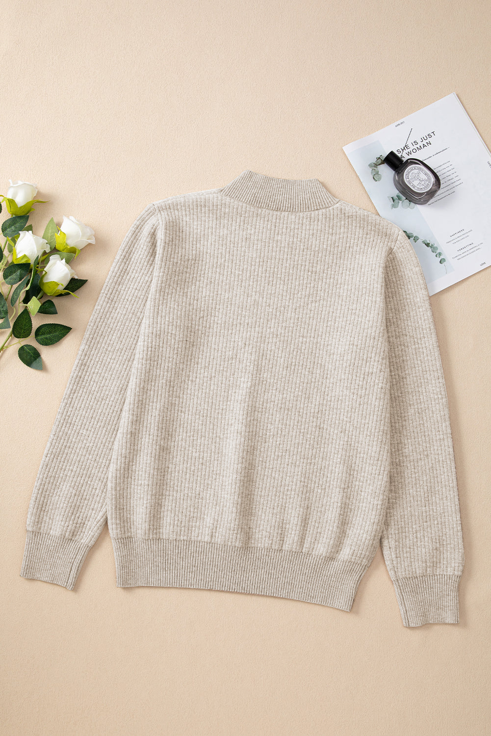 Ribbed Knit Sweater