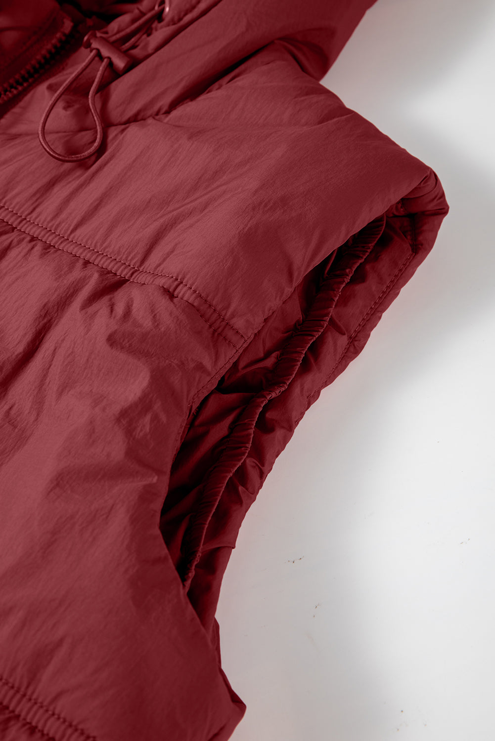 Wine Puffer Vest